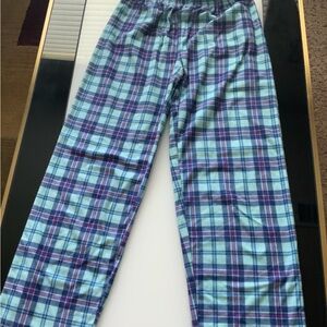 Sleep On It Plaid Pajama Pants in Blue and Purple